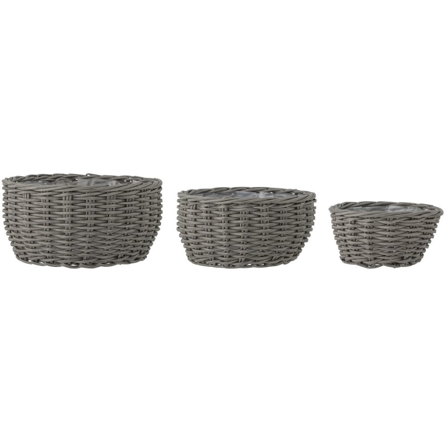 Bloomingville Fioria Blumentopf 3er Set, Grau