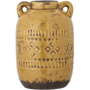 Bloomingville Rijad Vase H25,5 cm, Gelb