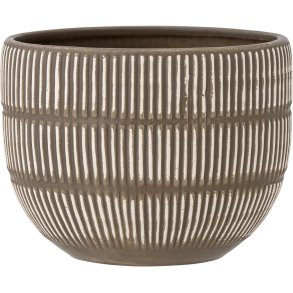 Creative Collection Aiva Blumentopf H12,5 cm, Braun