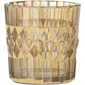 Bloomingville Hermione Teelichthalter H7 cm, Gold