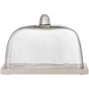 Bloomingville Nugah Osteklokke 16,5 cm, Hvid