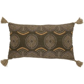 Bloomingville Nesma Kissen 60x35 cm, Braun