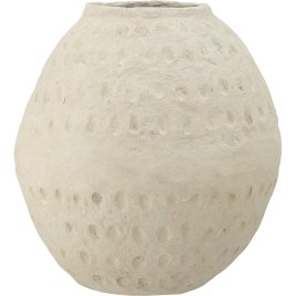 Bloomingville Gisella Deko Vase H48 cm, Hvid