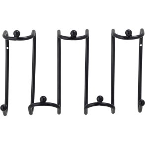 Bloomingville Maltha Wandgarderobe 24 cm, Schwarz