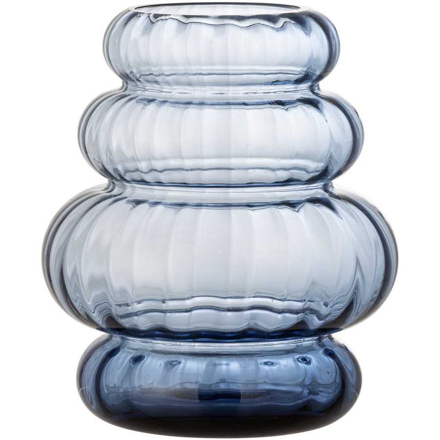 Bloomingville Bing Vase H21,5 cm, Blau