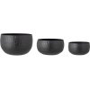 Bloomingville Abisha Blumentopf 3er Set, Schwarz