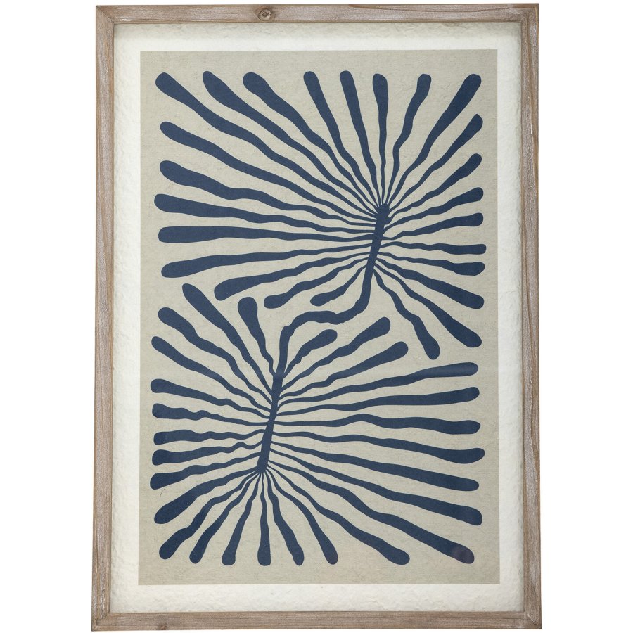 Bloomingville Tily Illustration med ramme 55x70 cm, Natur