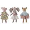 Bloomingville Mini Animal friends Tjdyr 3 stk. 16 cm, Rosa