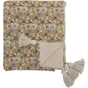 Bloomingville Mini Amilly Plaid 160x130 cm, Brun