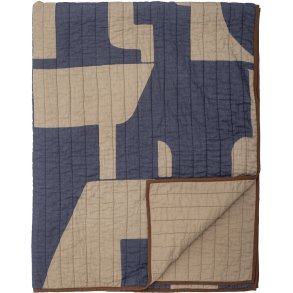 Bloomingville Roosi Decke 130x150 cm, Blau