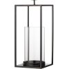 Bloomingville Udoon Laterne mit Glas H32,5 cm, Schwarz