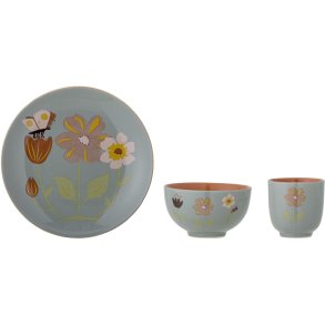 Bloomingville Mini Meadow Service 3 stk, Bl�