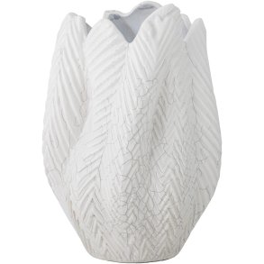 Creative Collection Besa Vase H26 cm, Weiß