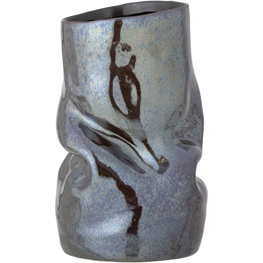 Bloomingville Apio Vase H22,5 cm, Schwarz