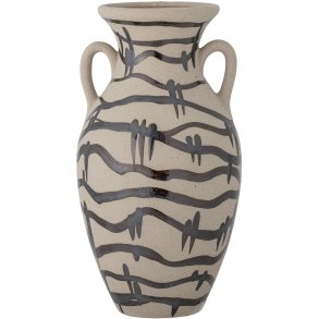 Bloomingville Ohana Vase H31 cm, Schwarz
