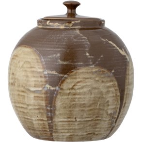 Bloomingville Nasib Gef mit Deckel H22 cm, Braun