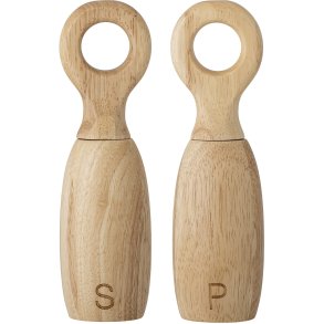 Bloomingville Martim Salz- und Pfeffermhlenset 21 cm, Gummiholz