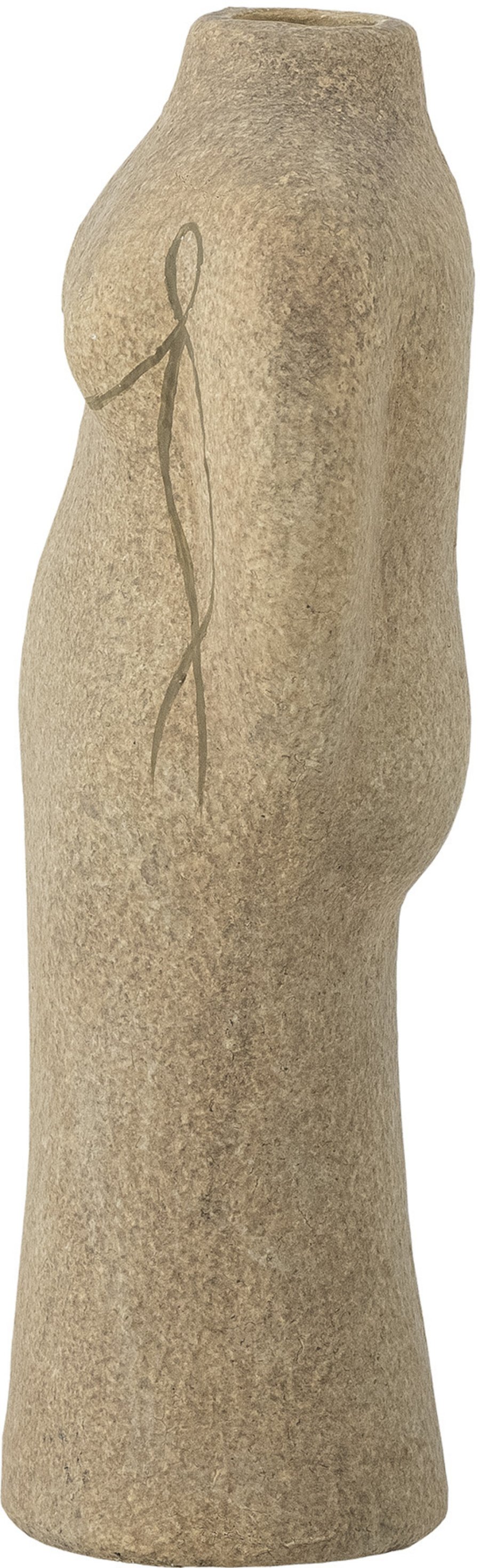 Bloomingville Lulu Deko Vase H19,5 cm, Braun