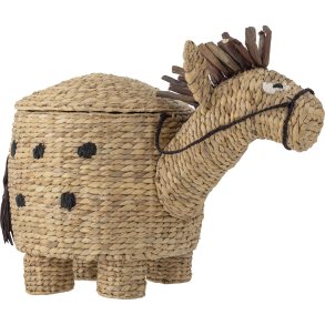 Bloomingville Mini Bobbi Kurv m. L�g H45 cm, Natur