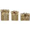 Bloomingville Halia Kerzenständer 3er Set H4,5 cm, Gold