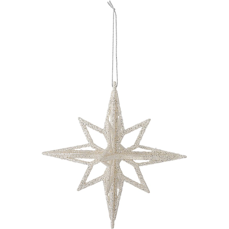 Bloomingville Chue Ornament 15 cm, Silber