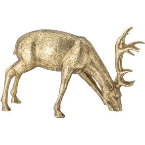 Bloomingville Keera Rensdyr 19 cm, Guld