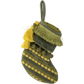 Bloomingville Jeanne Weihnachtsstrumpf 16 cm, Grn