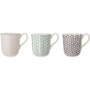 Bloomingville Maya Becher 3er Set 36 cl, Lila