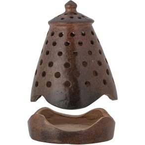 Creative Collection Norra Fyrfadsstage H23 cm, Brun