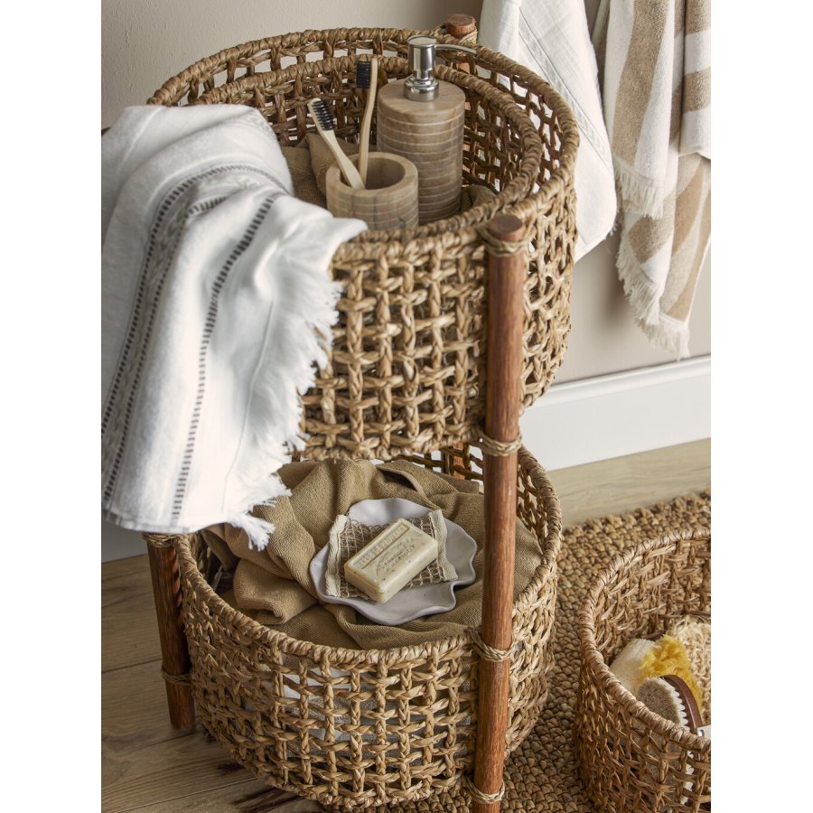 Bloomingville Caro Aufbewahrungskorb 4er Set, Braun