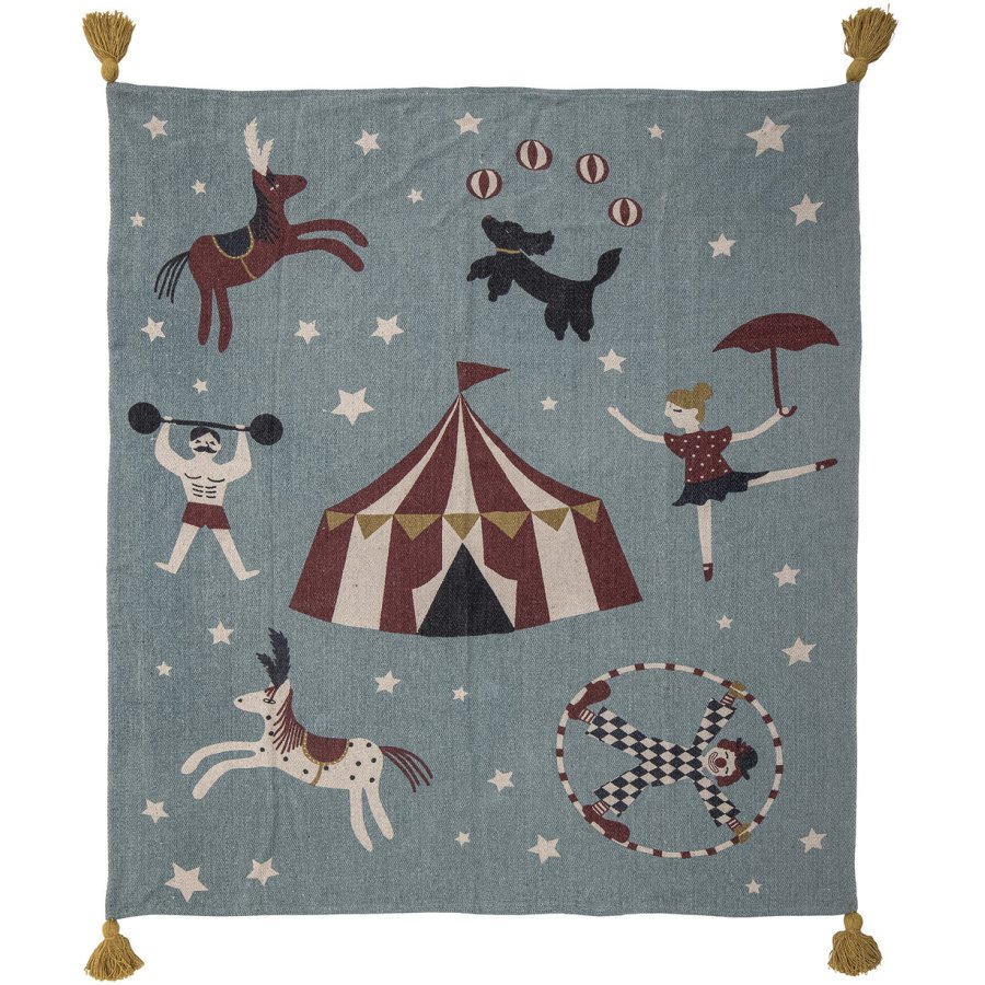 Bloomingville Mini Prana Plaid 160x130 cm, Bl�