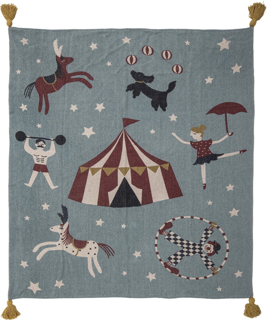 Bloomingville Mini Prana Plaid 160x130 cm, Bl�