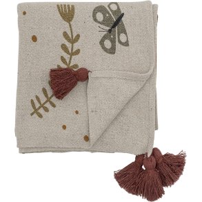 Bloomingville Mini Dorell Plaid 160x130 cm, Brun