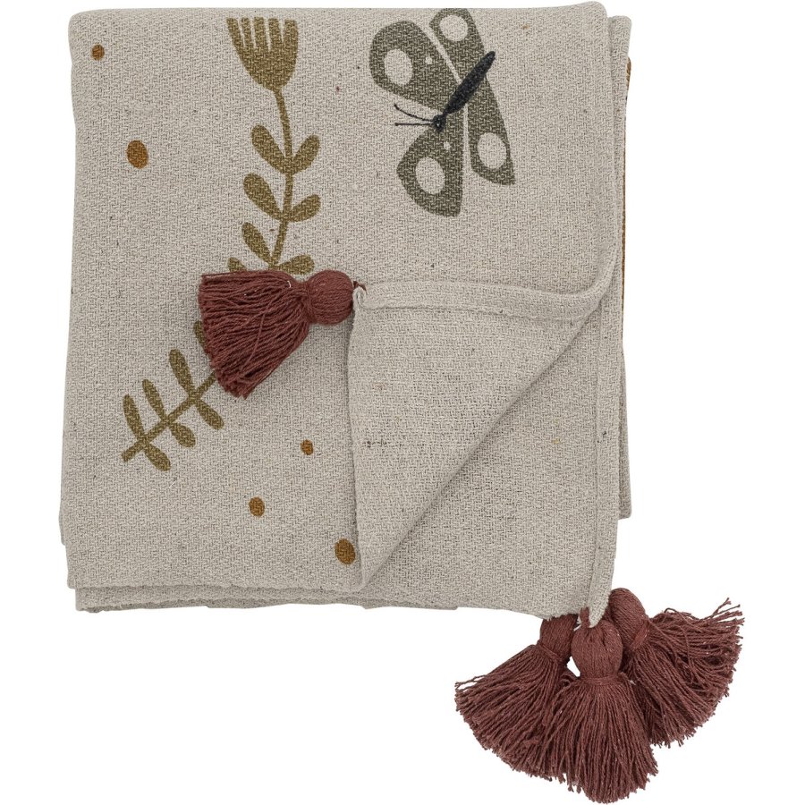 Bloomingville Mini Dorell Plaid 160x130 cm, Brun