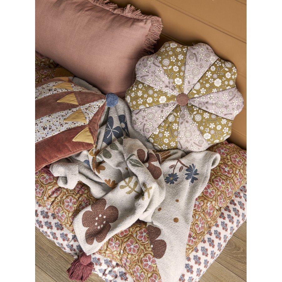 Bloomingville Mini Dorell Plaid 160x130 cm, Brun