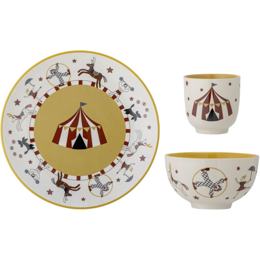 Bloomingville Mini Cilan B�rneservice 3 Dele, Natur