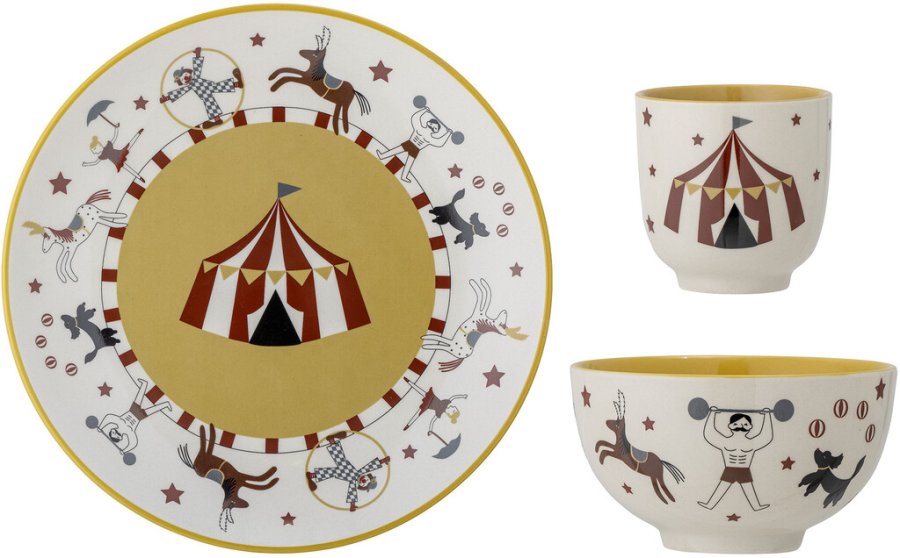 Bloomingville Mini Cilan B�rneservice 3 Dele, Natur