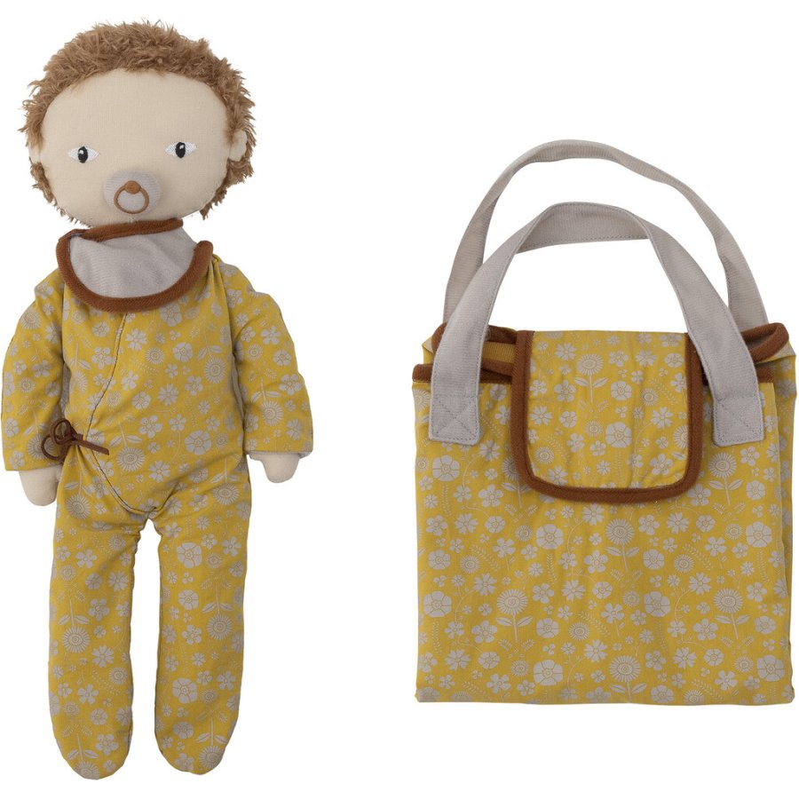 Bloomingville Mini Nalle Baby Puppe 6er Set 38 cm, Braun