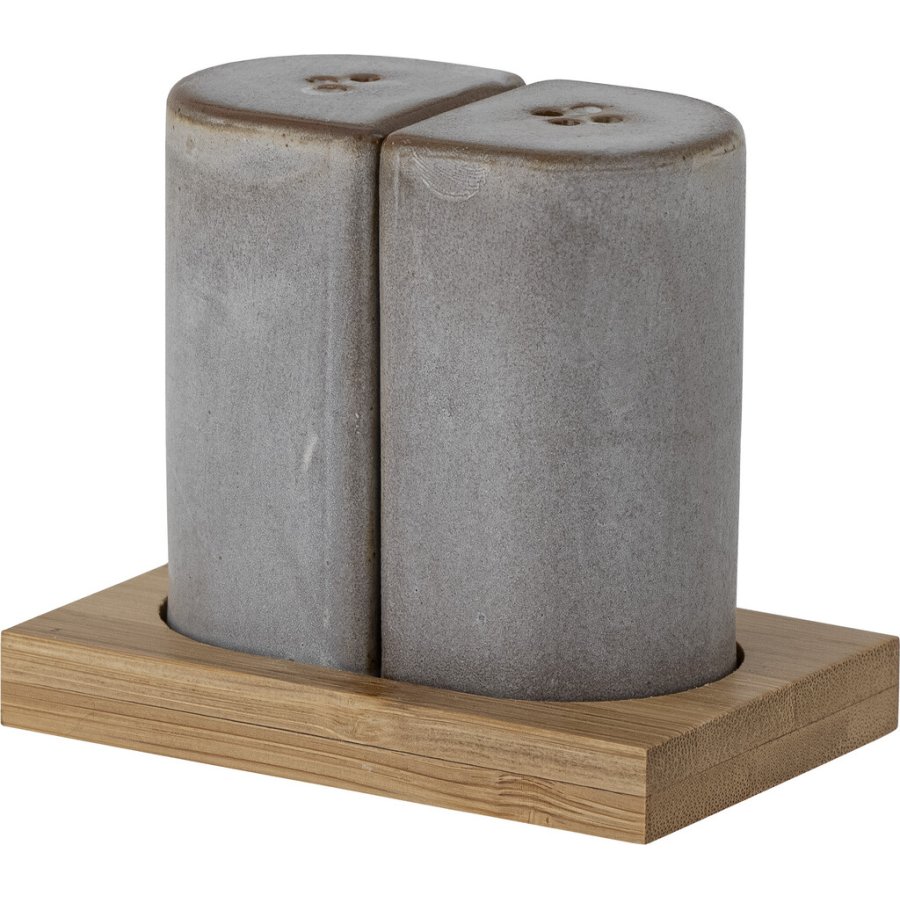 Bloomingville Josefine Salt og Peber m. Holder 2 stk, Gr