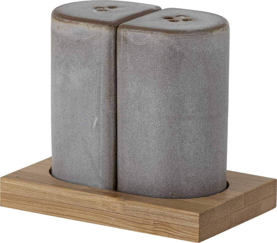 Bloomingville Josefine Salt og Peber m. Holder 2 stk, Gr