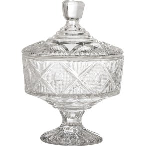 Bloomingville Ninya Pot met Deksel H18 cm, Transparant