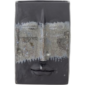 Bloomingville Nasru Vase H22 cm, Schwarz