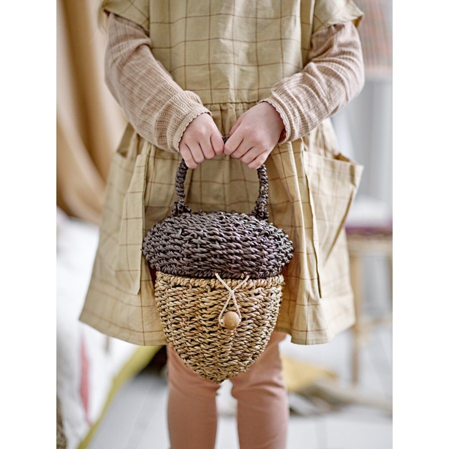 Bloomingville Mini Pippa Tasche H19 cm, Braun