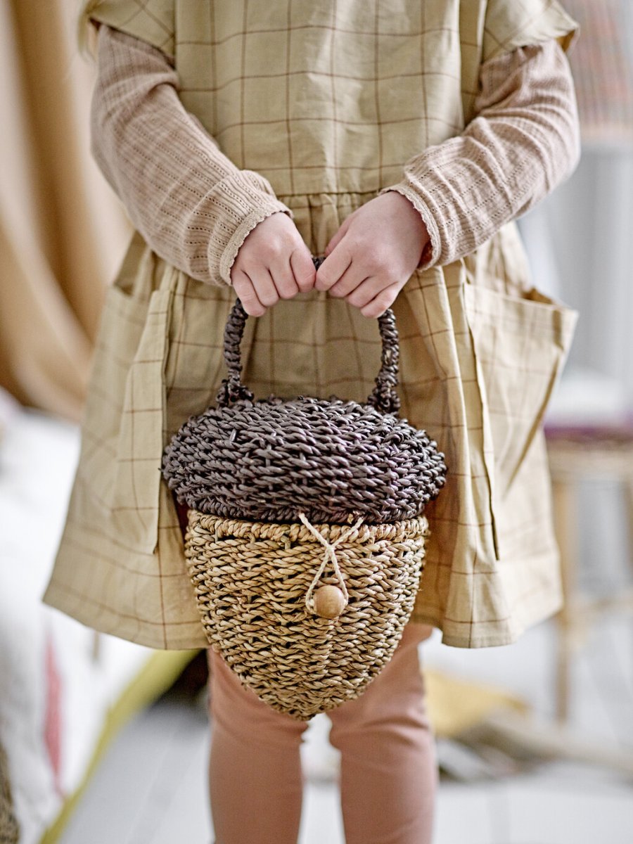 Bloomingville Mini Pippa Tasche H19 cm, Braun