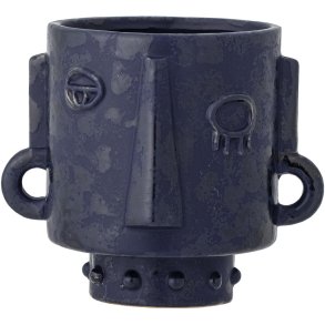 Bloomingville Ceejay Blumentopf H15 cm, Blau