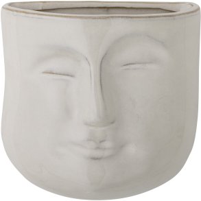 Bloomingville Ignacia Wand-bertopf H16,5 cm, Wei