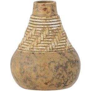 Bloomingville Eslin Vase H12 cm, Braun