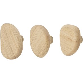 Bloomingville Conor Kapstokhaken 3 stuks, Nature