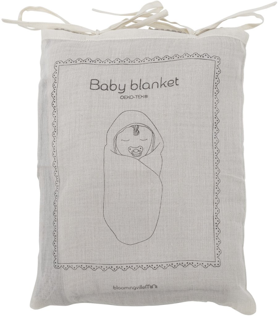 Bloomingville Mini Muslin Tppe 100x80 cm, Natur