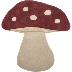 Bloomingville Mini Teppich 85x90 cm, Rot